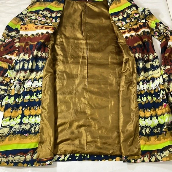 Trench Peacoat by Vertigo Paris, Colorful Versatile Lightweight Small - Picture 11 of 12